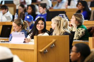 Students in a classroom